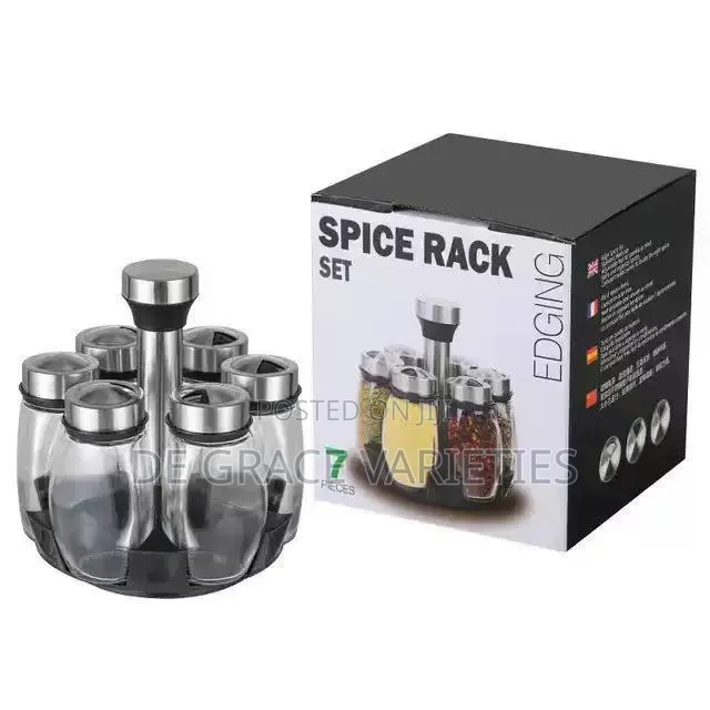 7 in 1 Rotating Spice Jar/ Rack