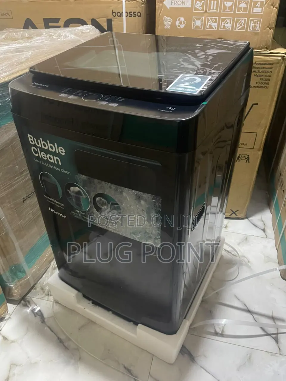 Hisense 9kg High Performance Top Load Wash and Spin Machine