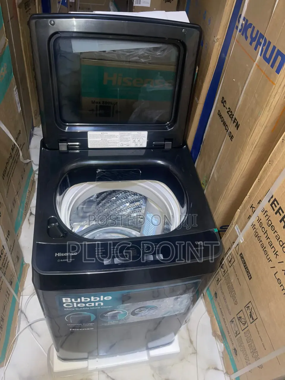 Hisense 9kg Automatic Wash Spin Machine With Large Capacity