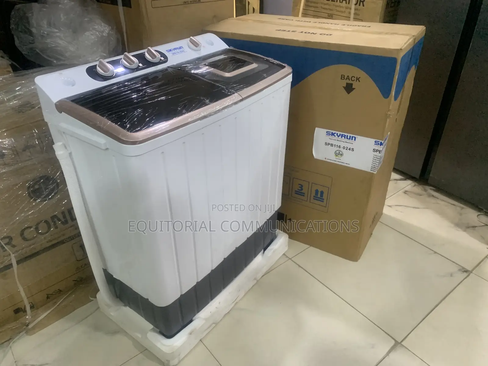 SKYRUN 11KG Manual Twin Tub Washing Machine