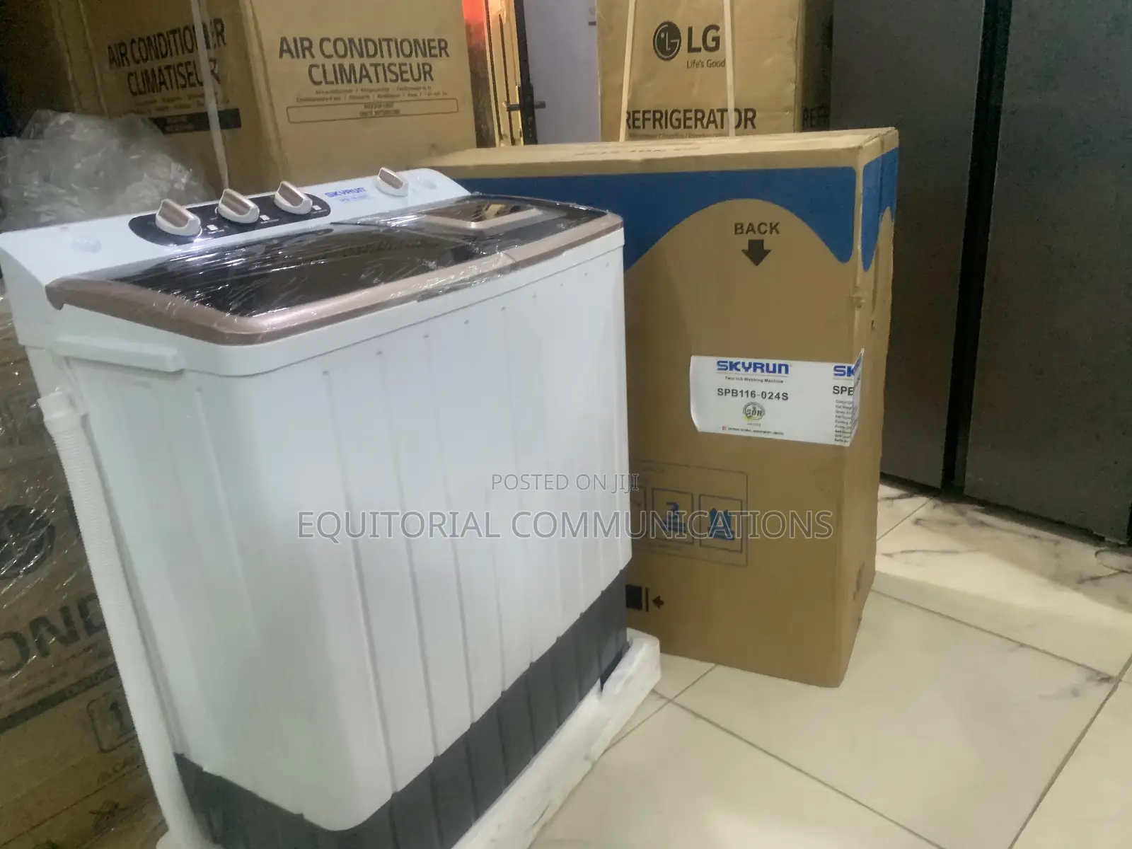 SKYRUN 11KG Twin Tub Washer and Spin Dryer
