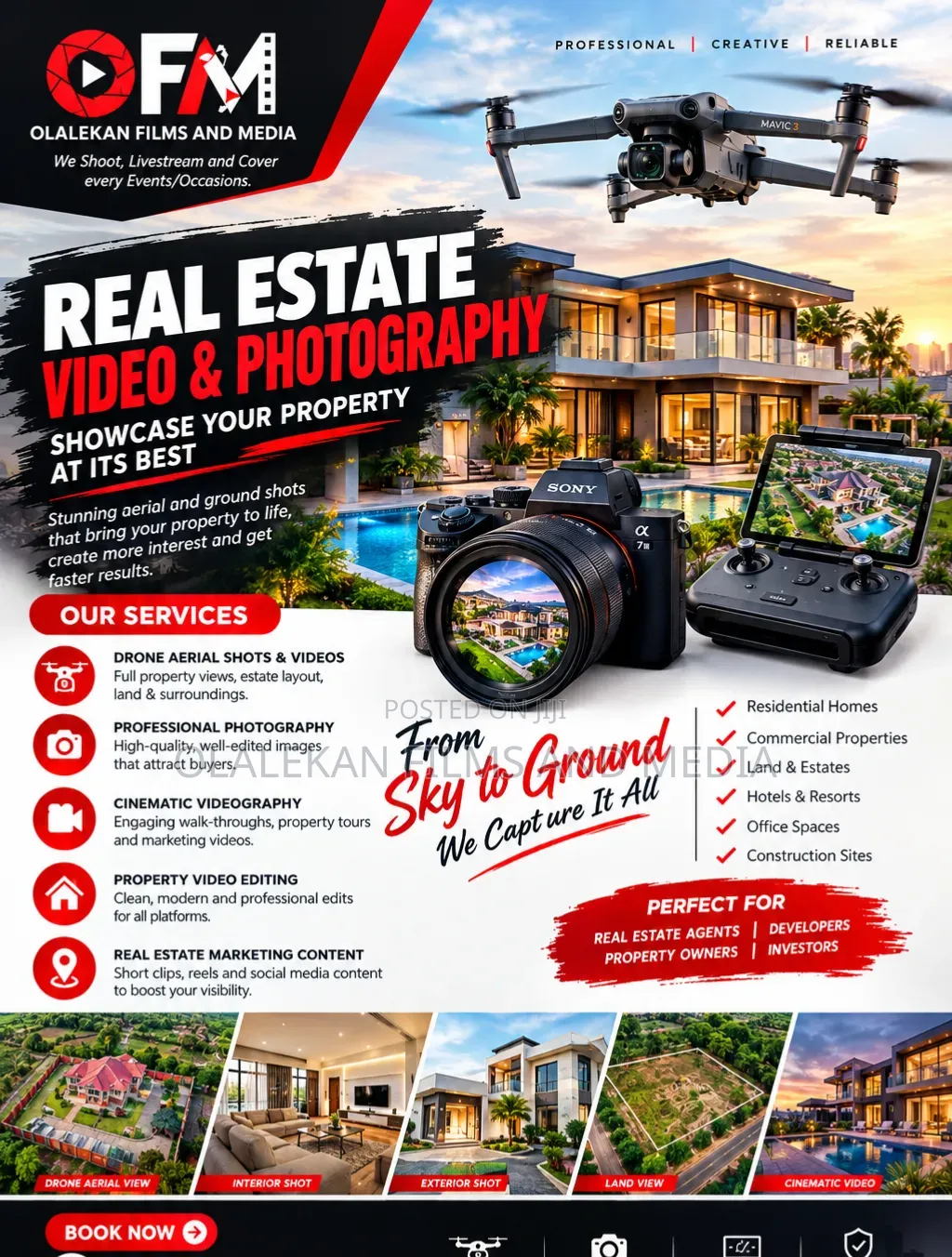 Drone Service for Real Estate/Land