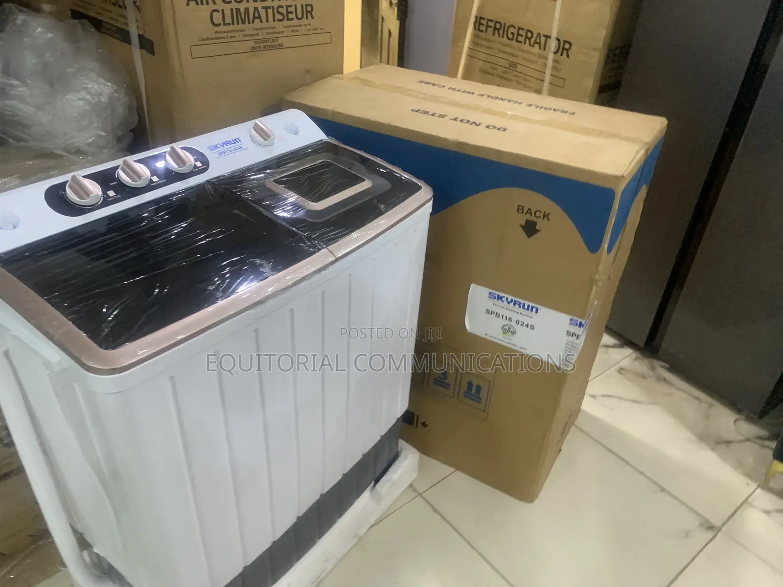 SKYRUN 11KG Twin Tub Washing and Spin Drying Machine