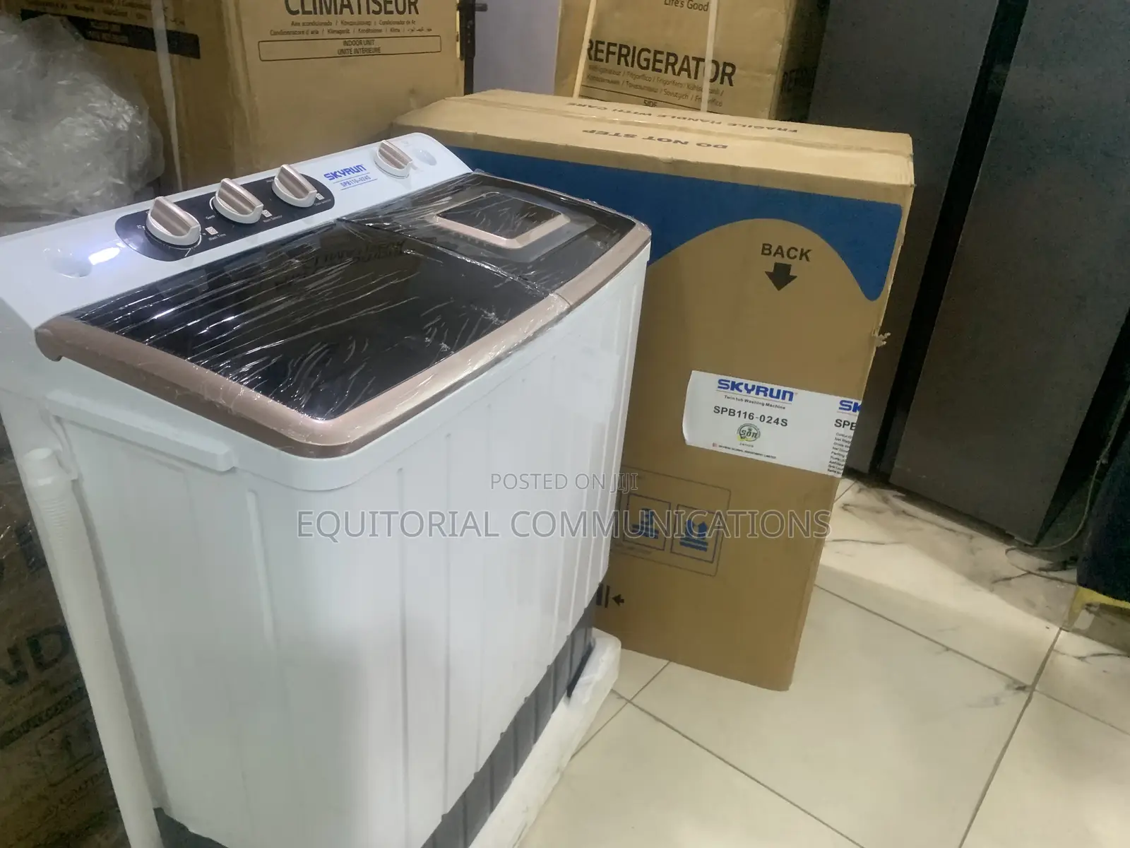 SKYRUN 11KG Twin Tub Washer for Family Laundry