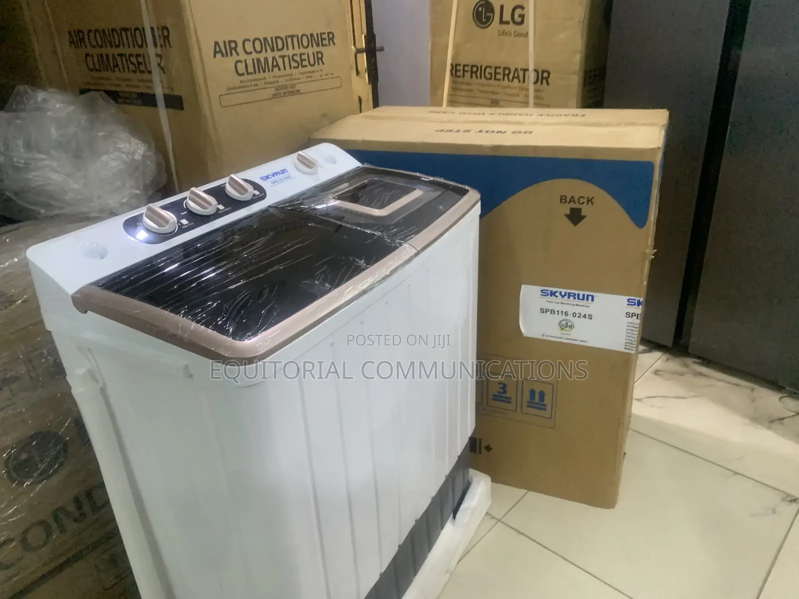 SKYRUN 11KG Twin Tub Washer for Family Laundry