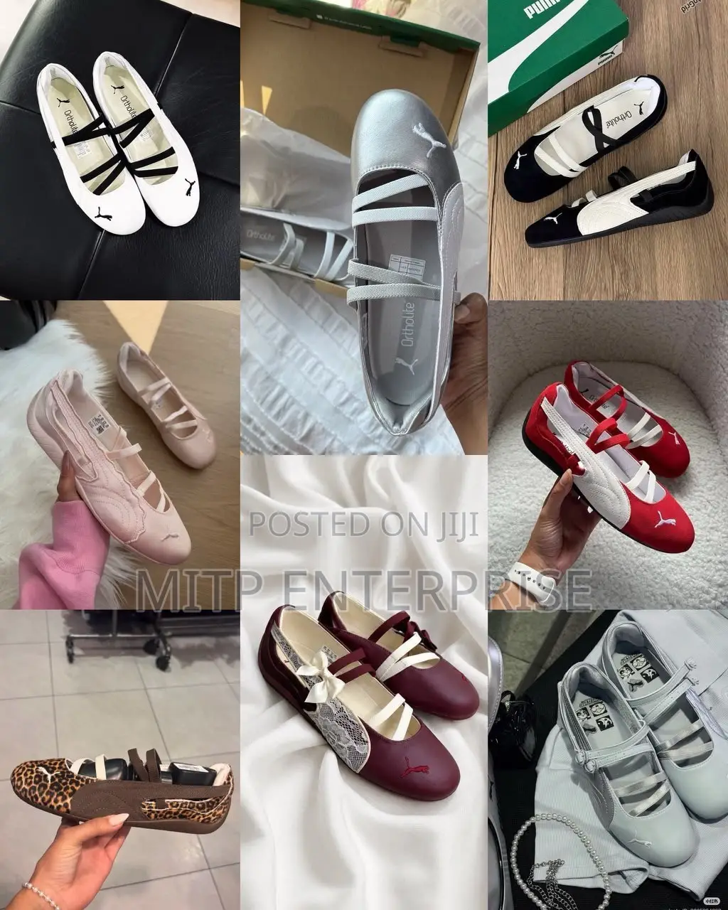 Puma Mary Jane Ballet Flats
