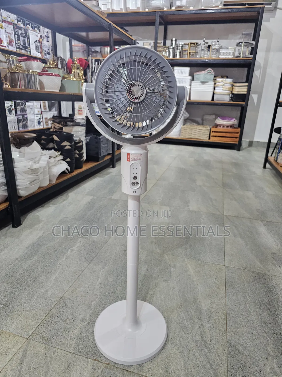 F1 Rechargeable Pedestal & Desk Fan - 3-in-1 Foldable