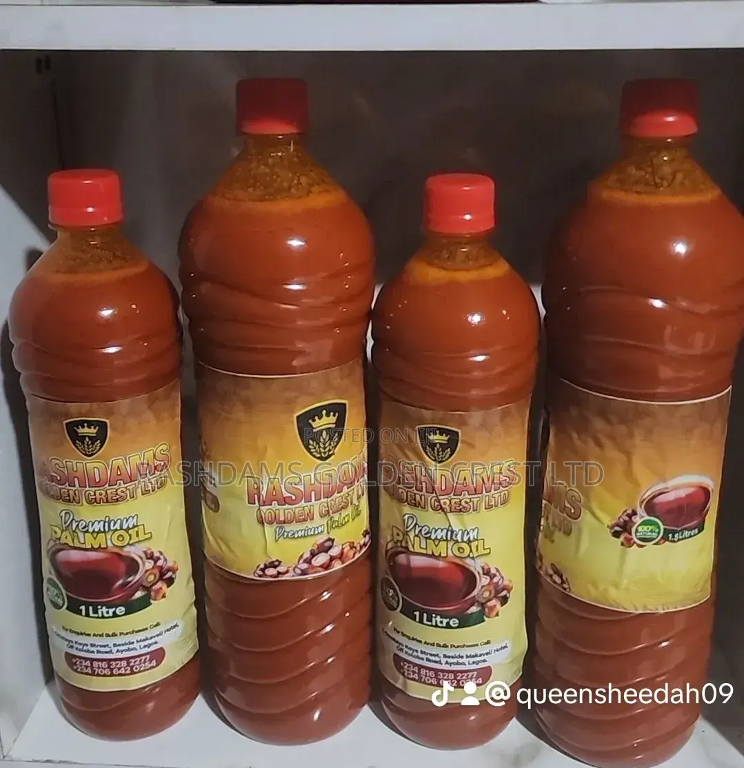 1 1.5 L Fresh Red Palm Oil: Quality Natural Palm Oil