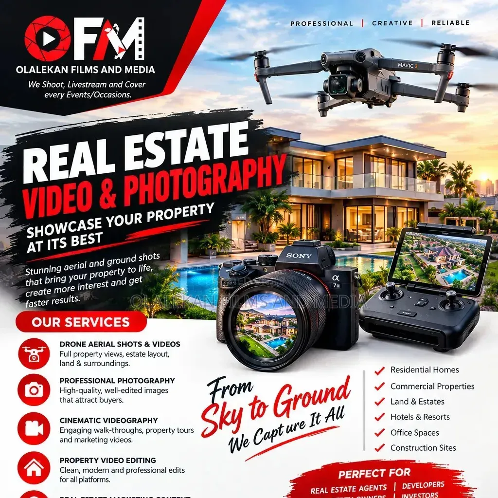 Drone Service for Real Estate/Land