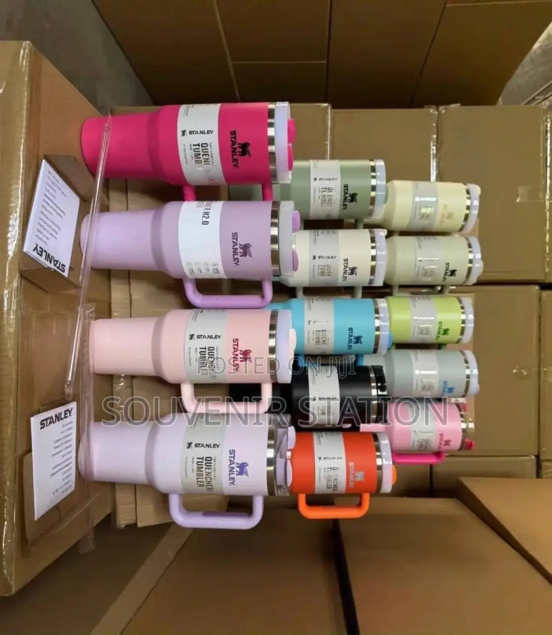 1200ml Stanley Water Tumbler With Straw Cover