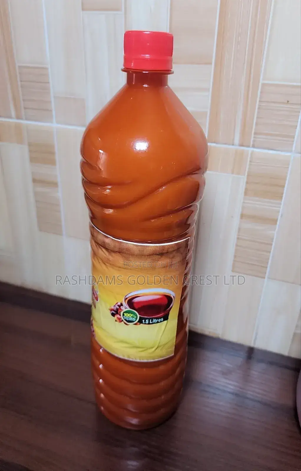 1 1.5 L Fresh Red Palm Oil: Quality Natural Palm Oil