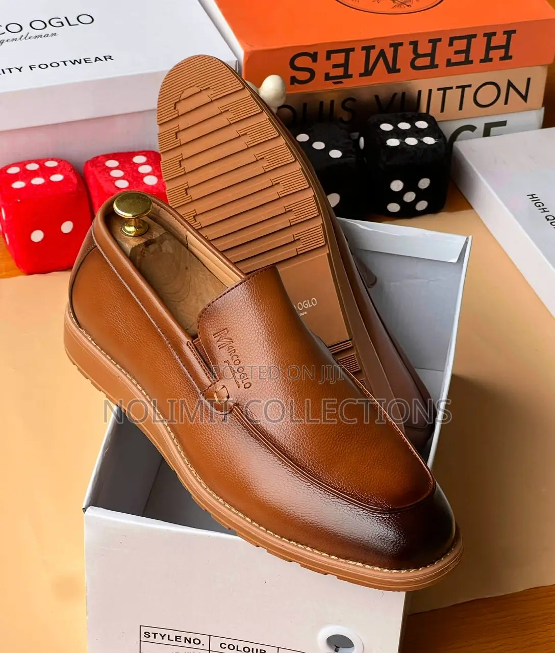 Marco Oglo Men's Leather Dress Shoes