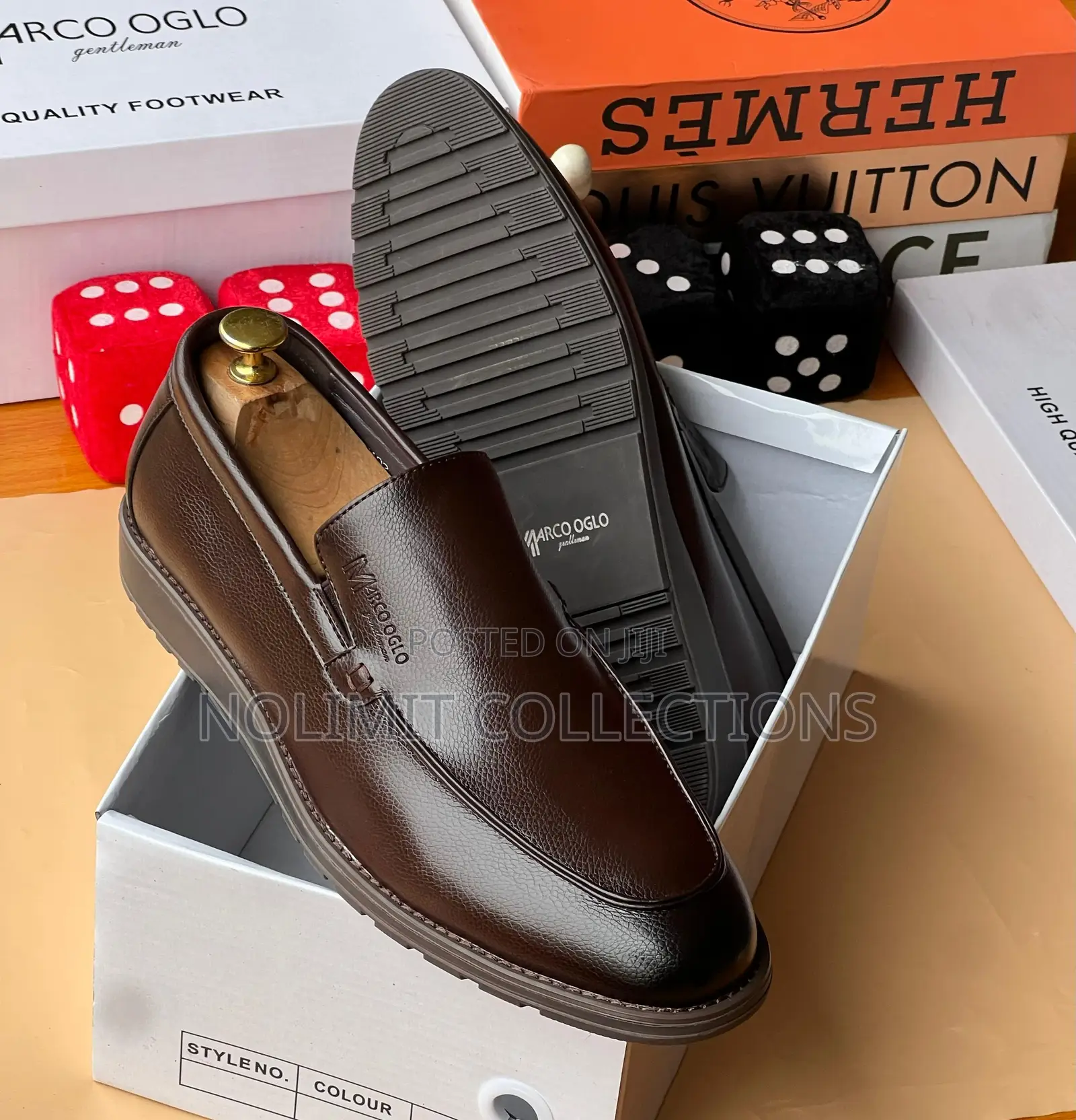 Marco Oglo Men's Leather Dress Shoes