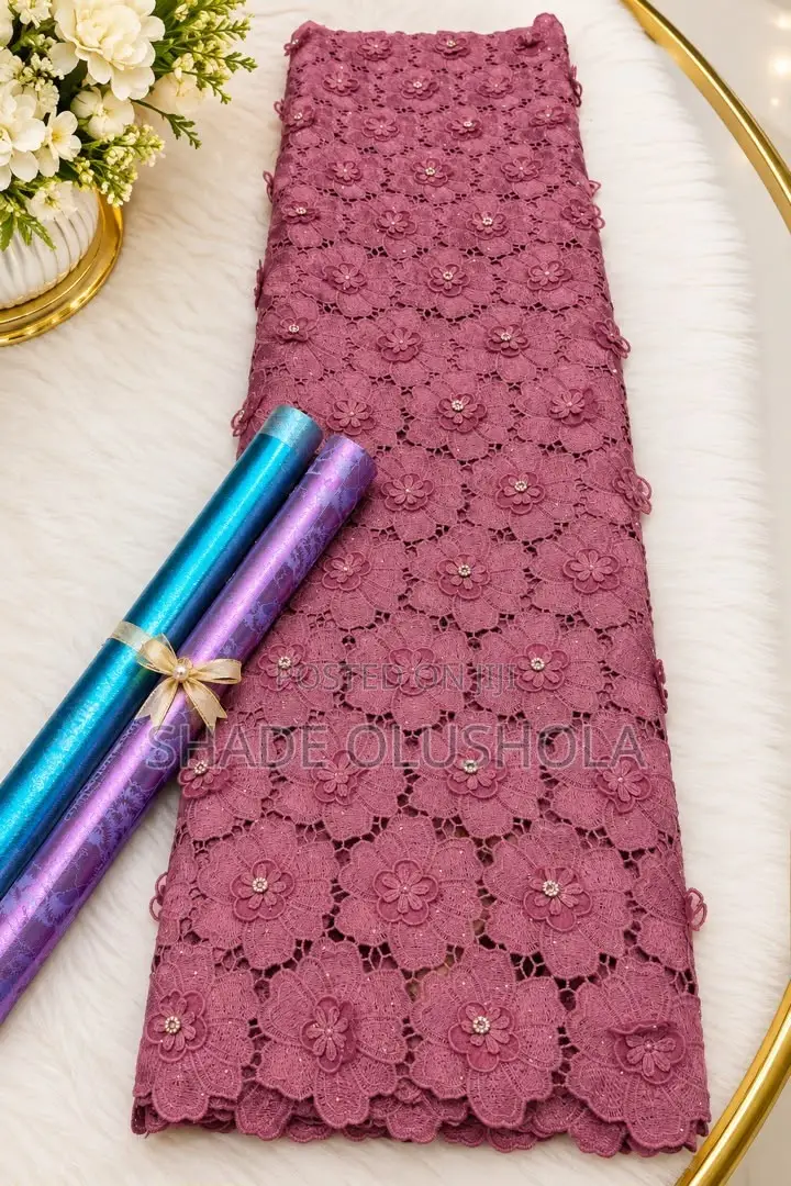 High Quality Beaded Cord Lace