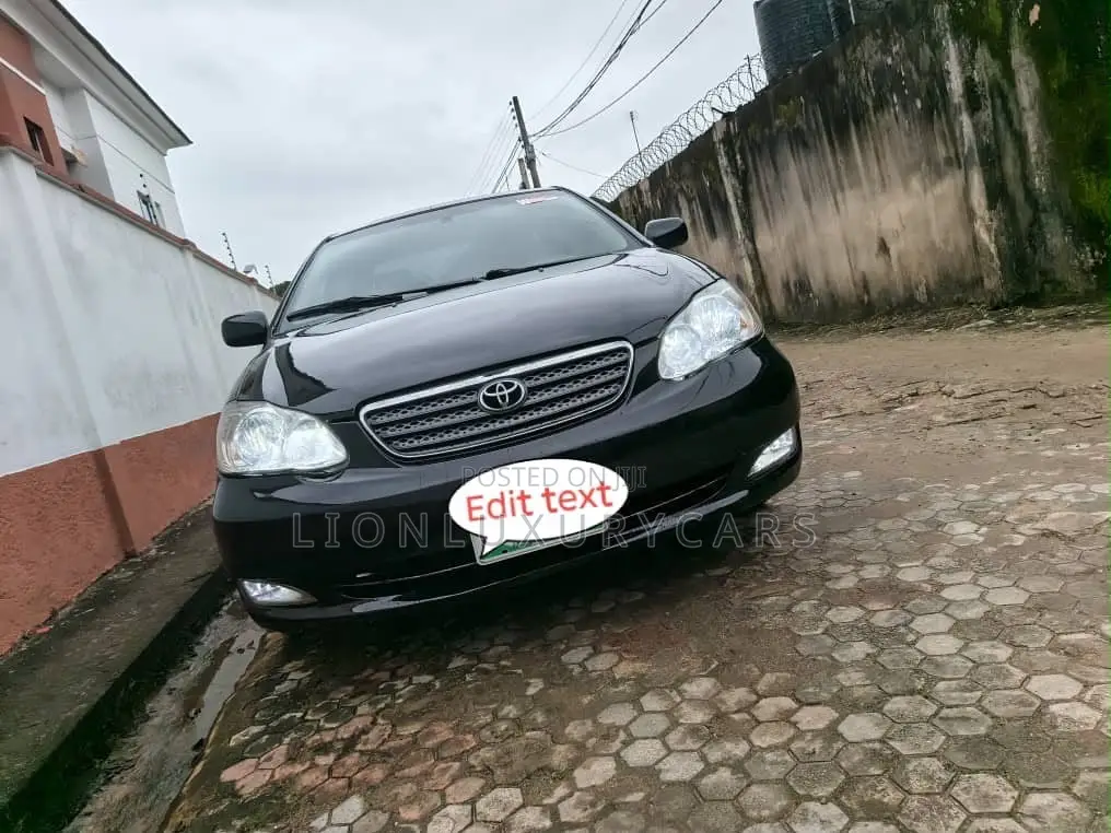 Toyota Corolla 2005 Black
