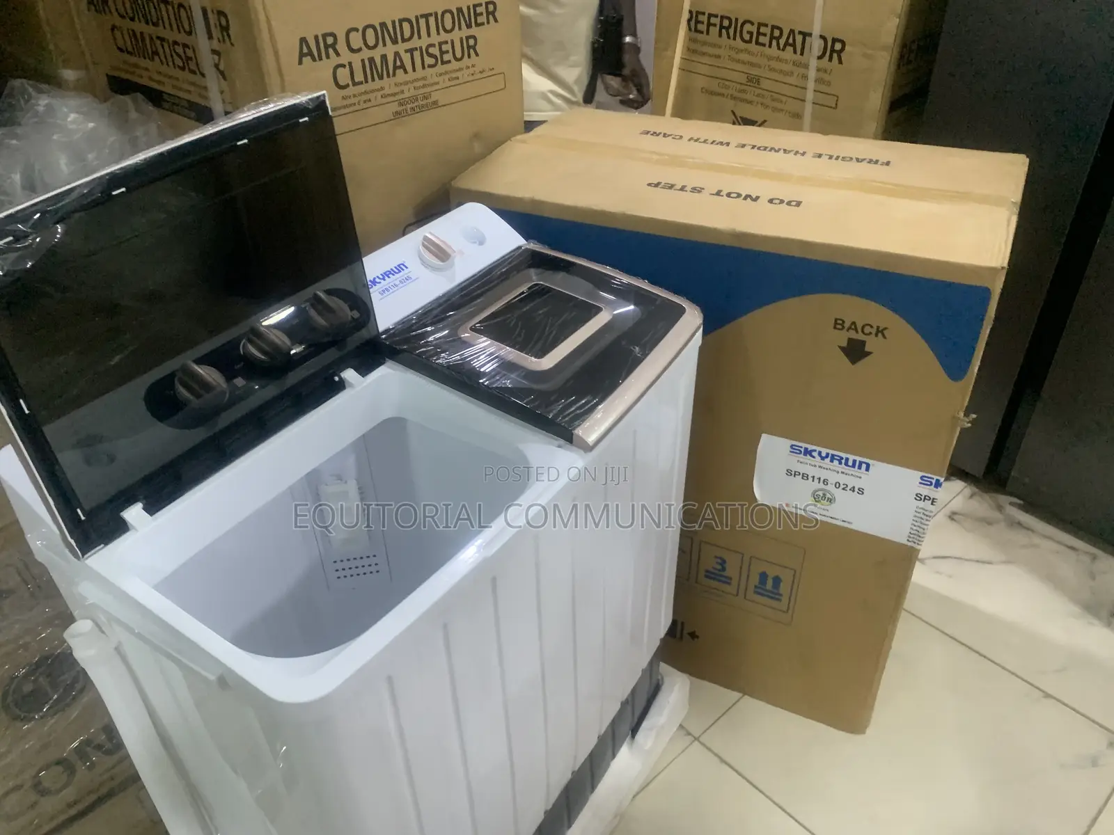 SKYRUN 11KG Twin Tub Washer With Separate Spin Dryer