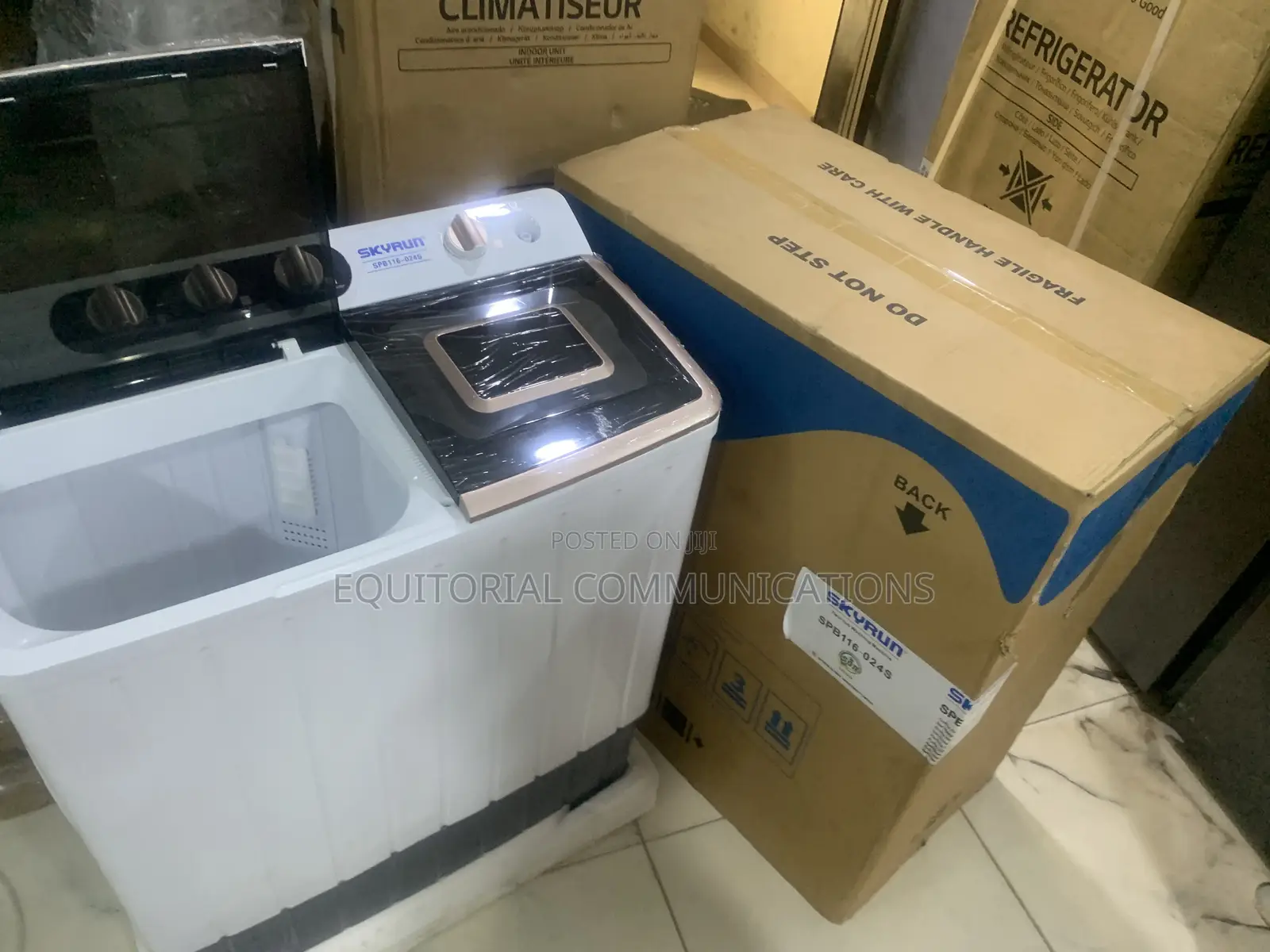 SKYRUN 11KG Manual Twin Tub Clothes Washing and Drying Machine