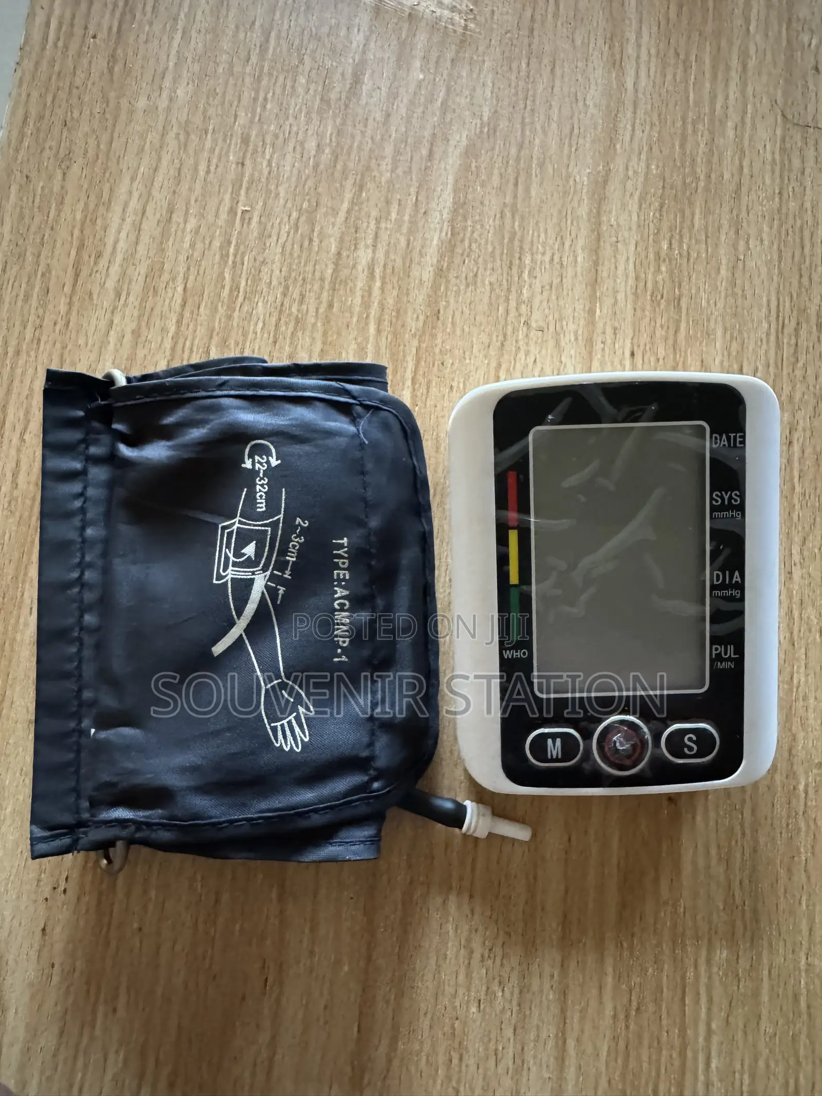 Battery Operated Blood Pressure Monitor With Voice Control