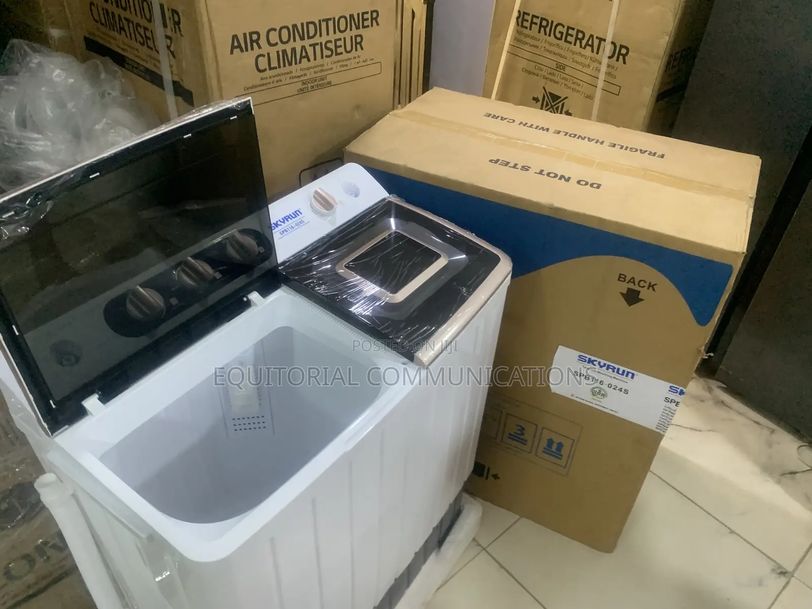 SKYRUN 11KG Family Size Twin Tub Washing Machine
