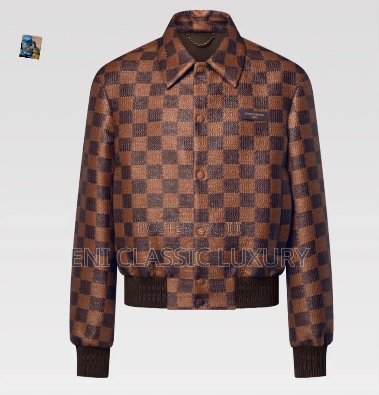 Louis Vuitton Luxury Leather Jackets Best Quality Well Branded Package