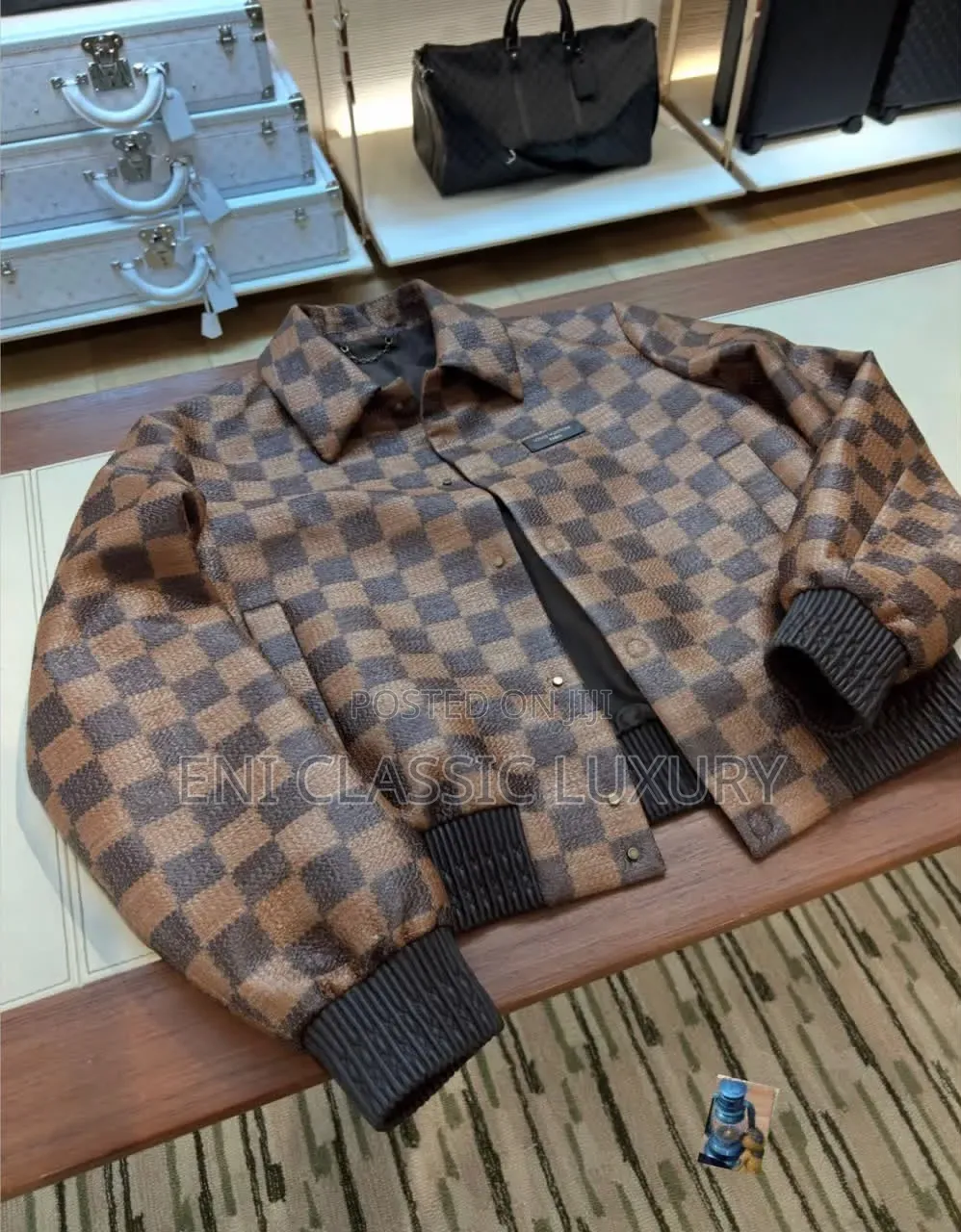 Louis Vuitton Luxury Leather Jackets Best Quality Well Branded Package