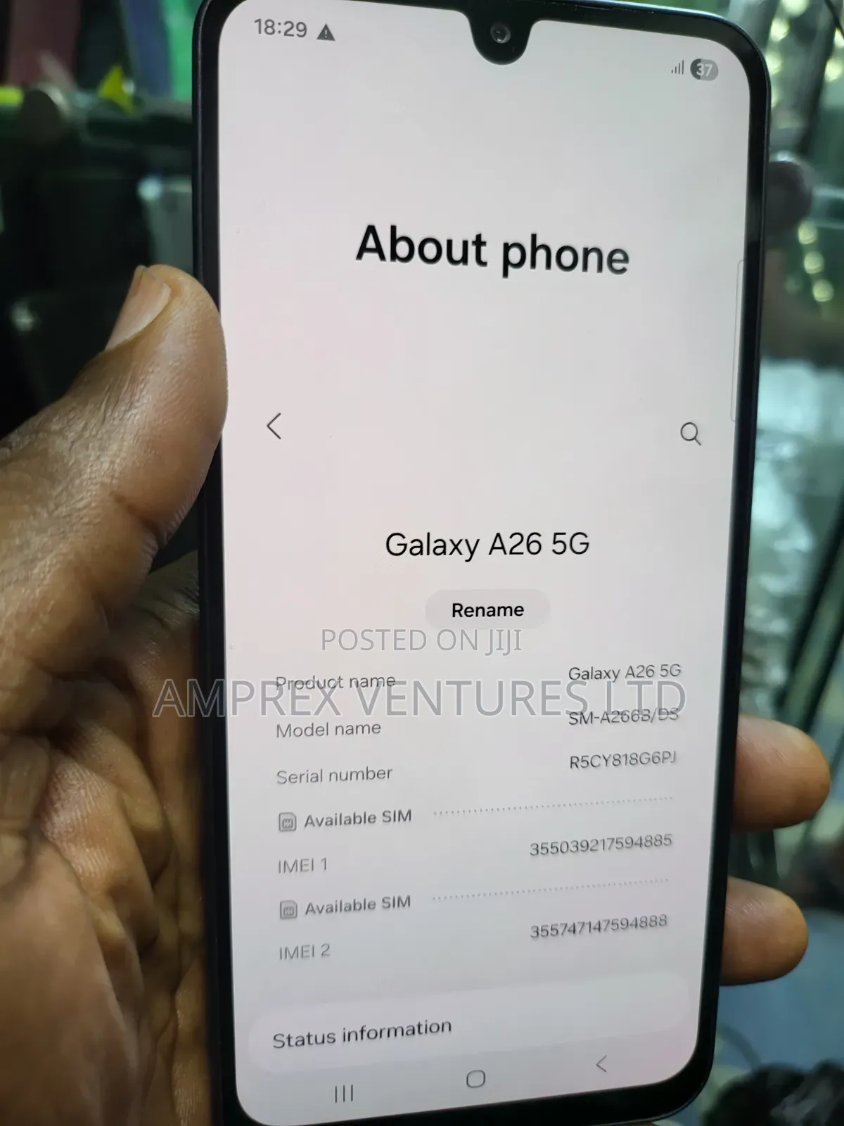 Samsung Galaxy A26 128 GB Black