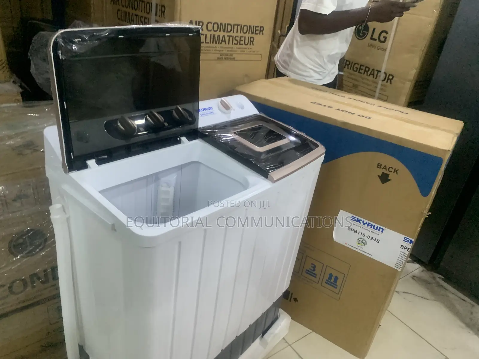 SKYRUN 11KG Manual Twin Tub Washing Appliance