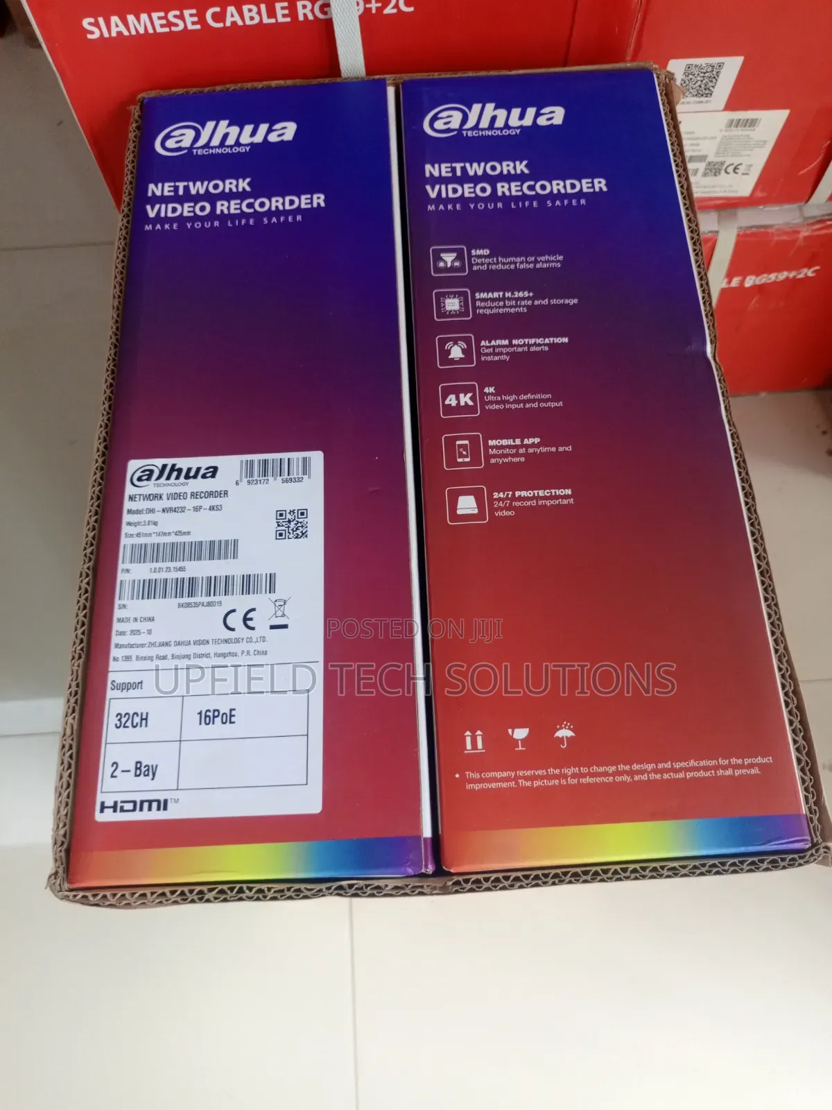 Dahua 32ch NVR (With 16 PoE)