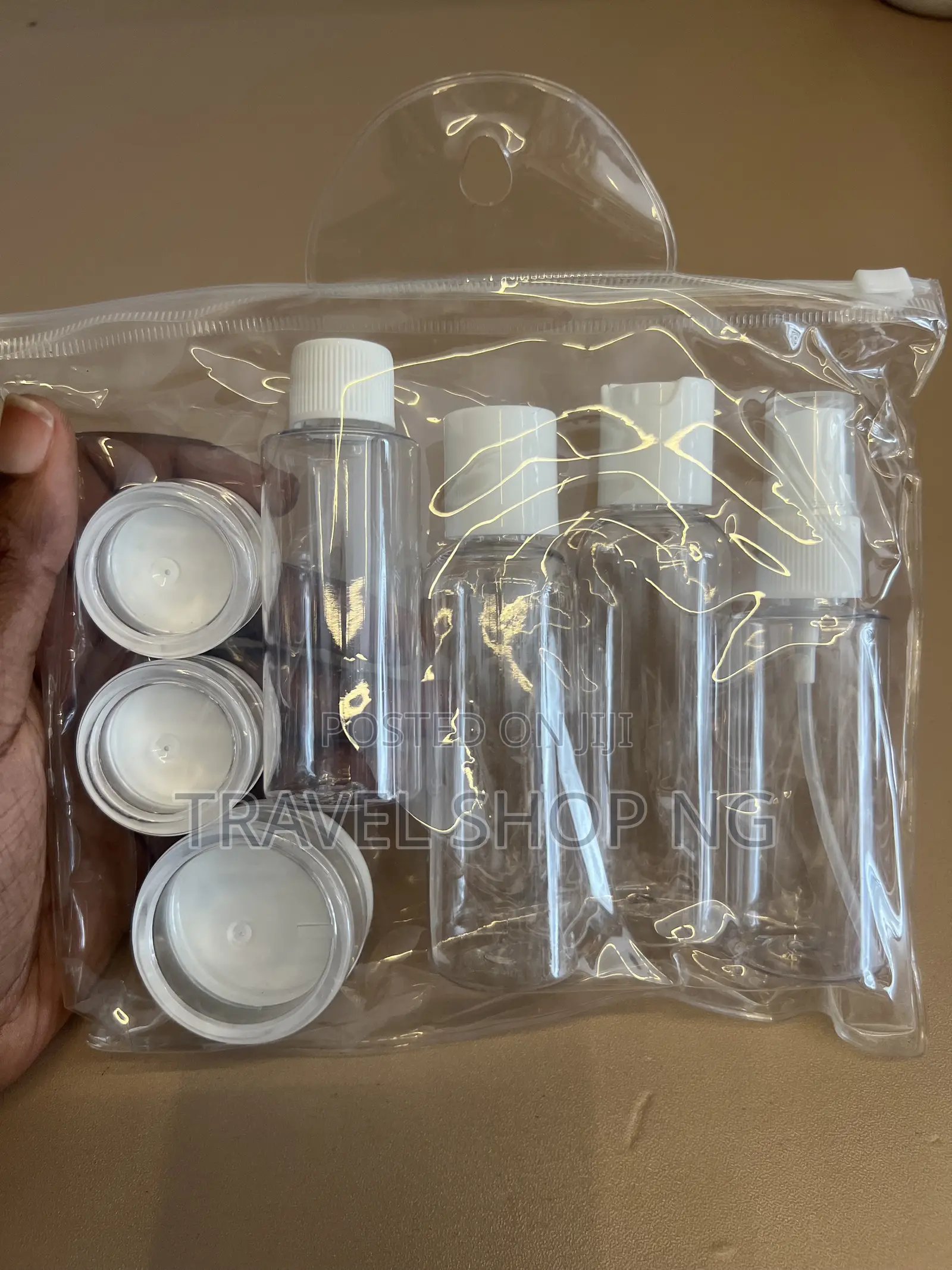 7pc Set Tsa Approved Travel Container