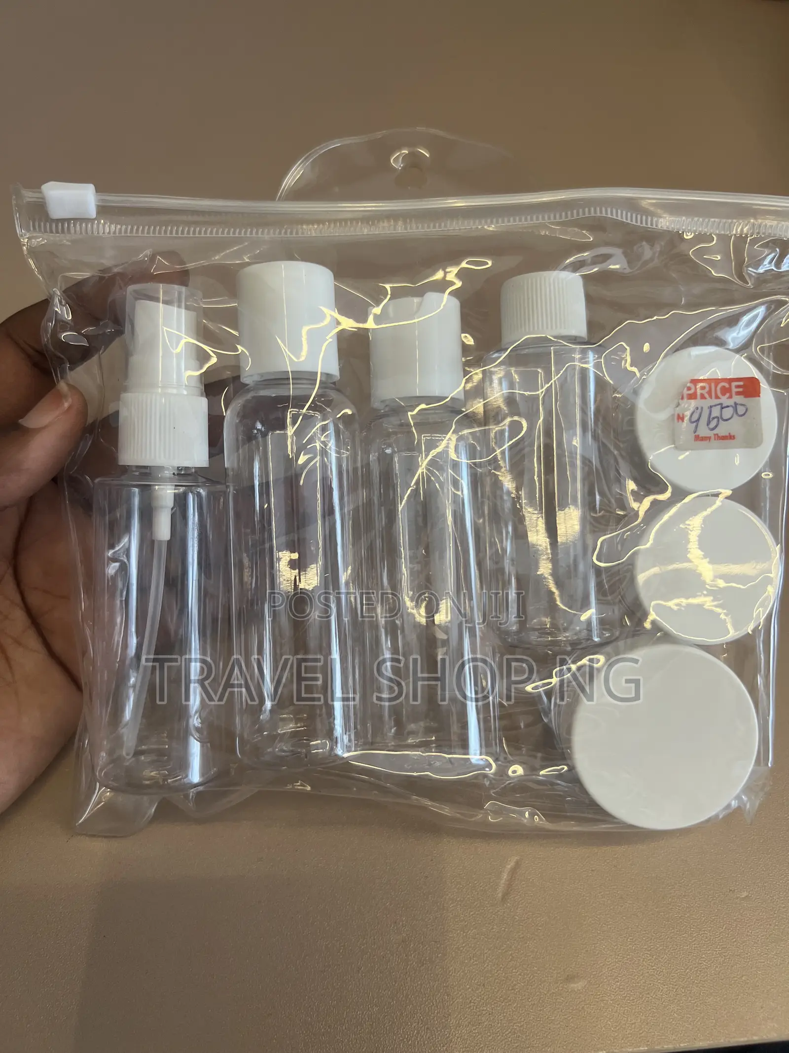 7pc Set Tsa Approved Travel Container