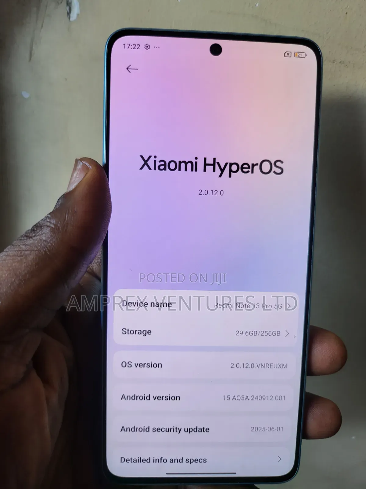 Xiaomi Redmi Note 13 Pro 5G 256 GB Blue