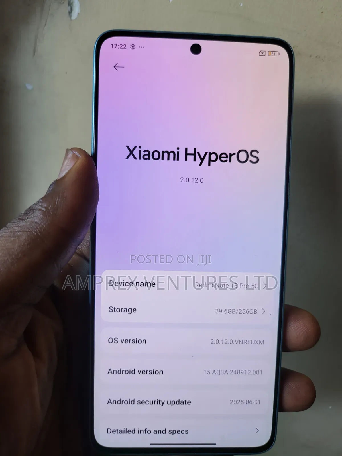 Xiaomi Redmi Note 13 Pro 5G 256 GB Blue
