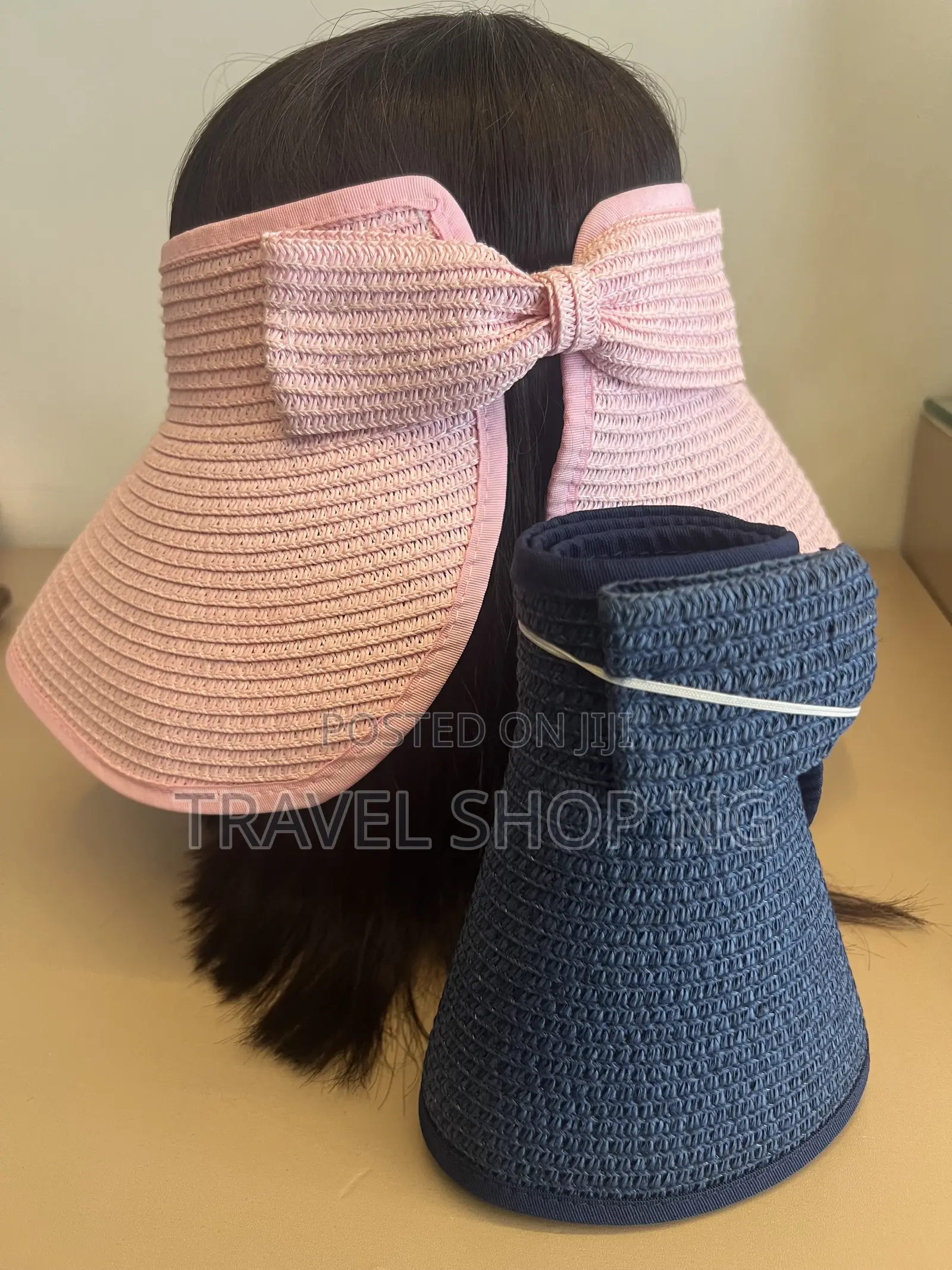 Roll-Up Straw Hat Portable Packable Sun Hat