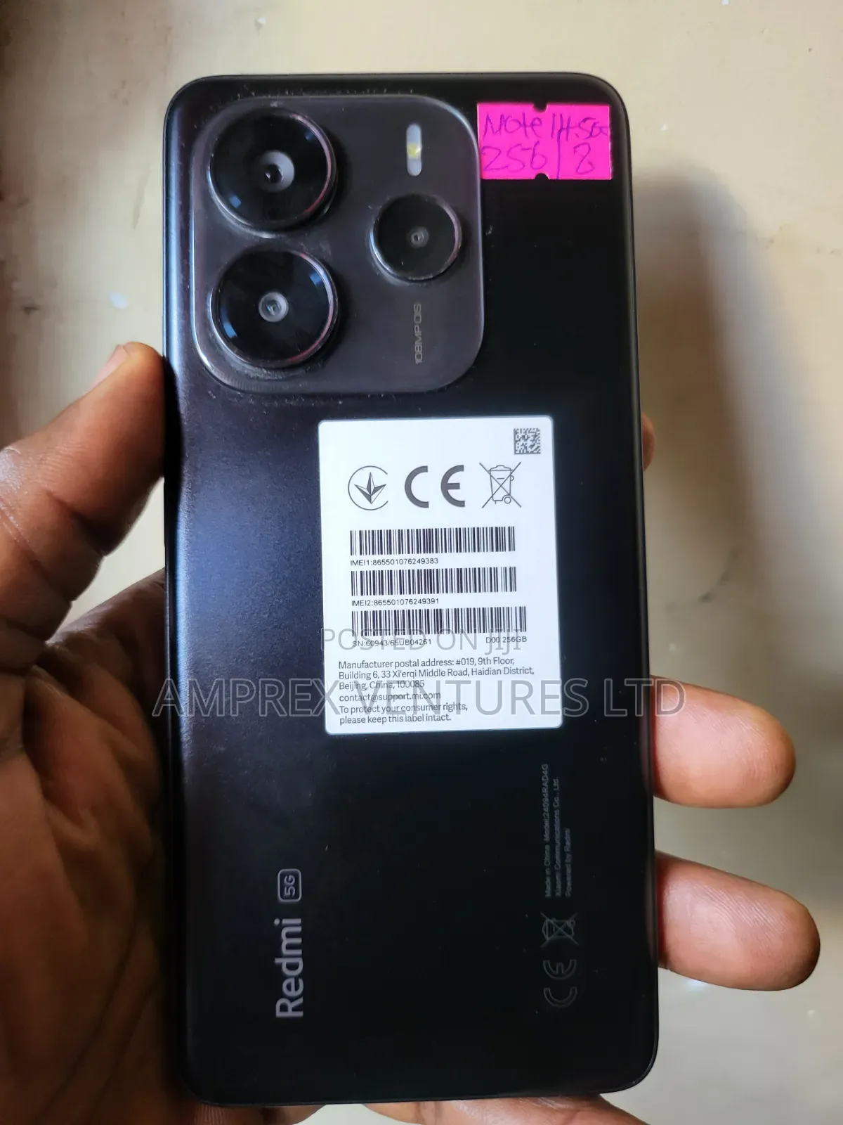 Xiaomi Redmi Note 14 5G 256 GB Black