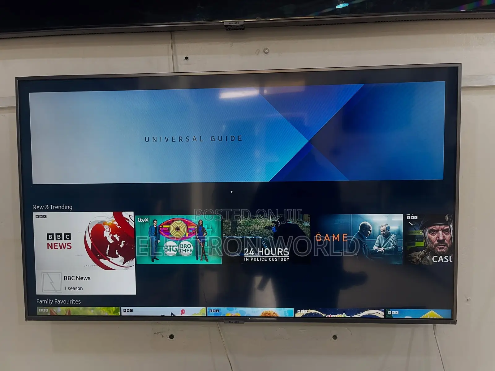 Made in Europe 43 Inch Samsung Crystal Smart TV
