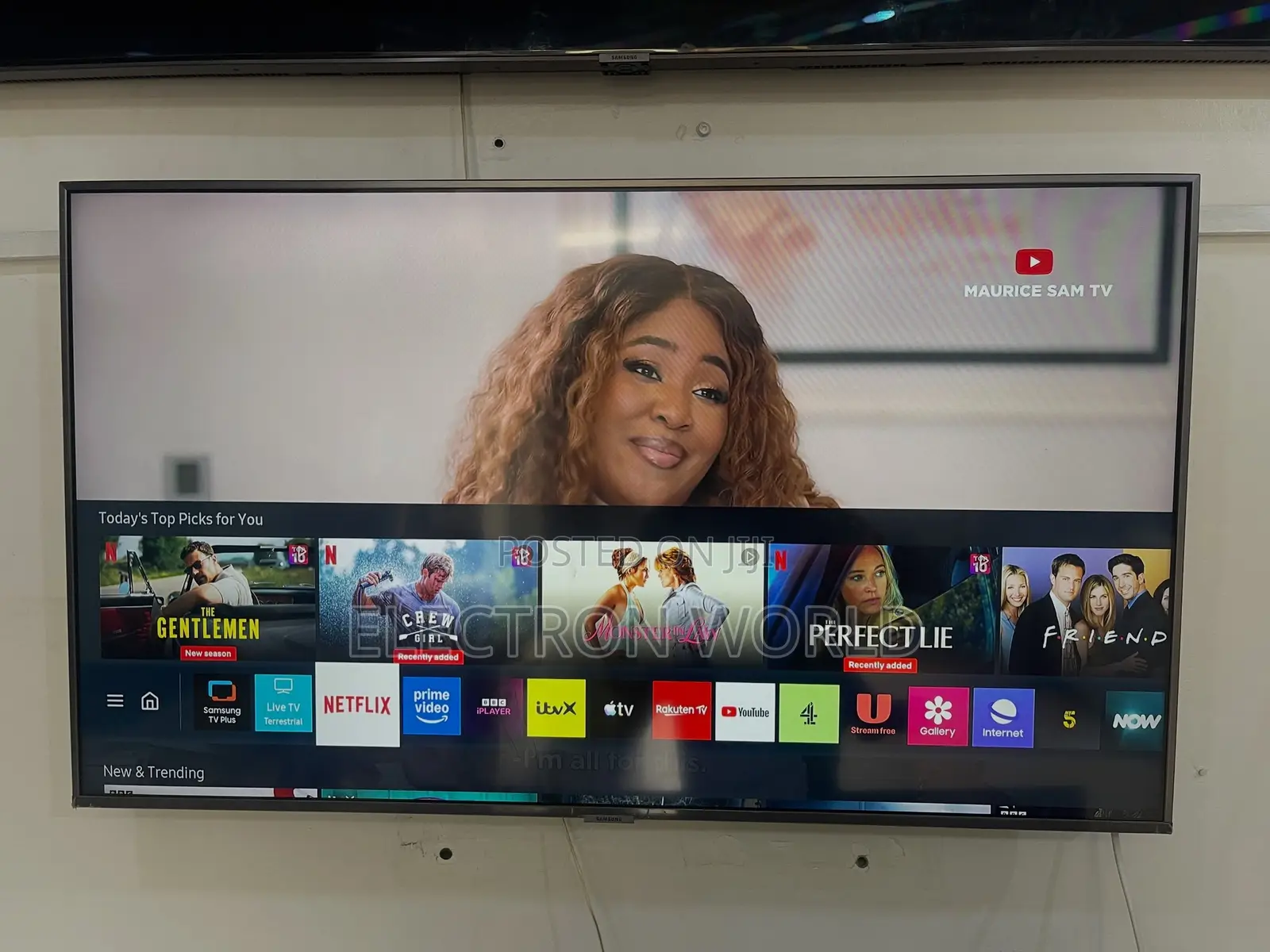 Made in Europe 43 Inch Samsung Crystal Smart TV
