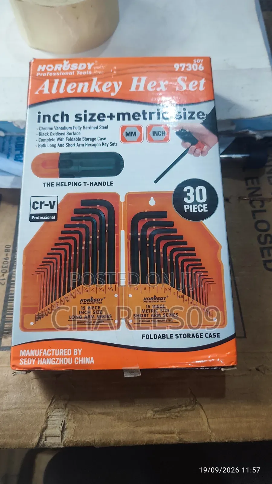Allen Key Hex Set
