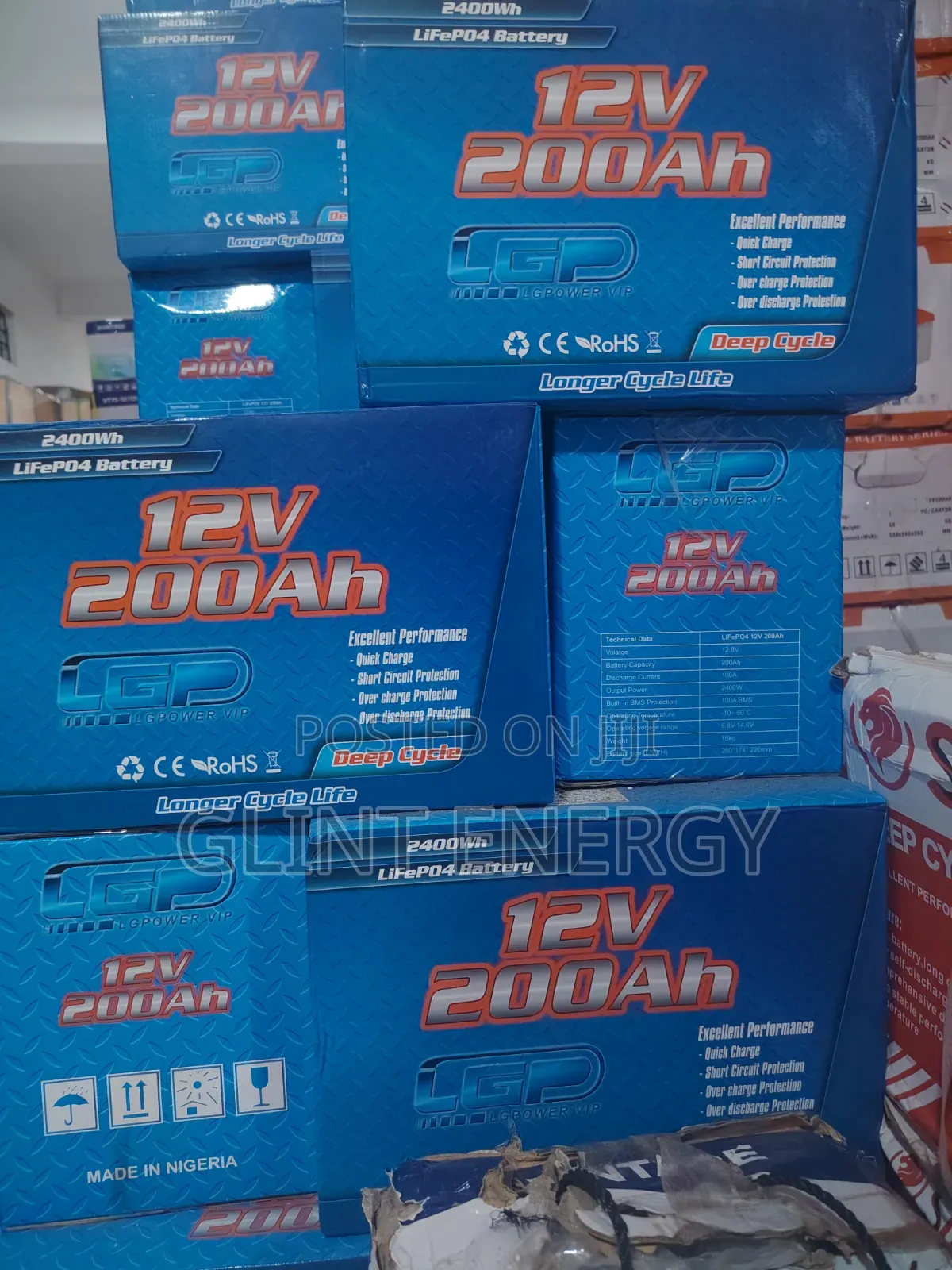 200ah 12v LGP Lithium Battery