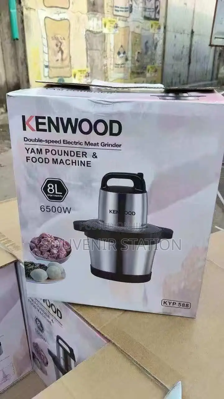 8L Efficient Food Processor and Yam Pounder