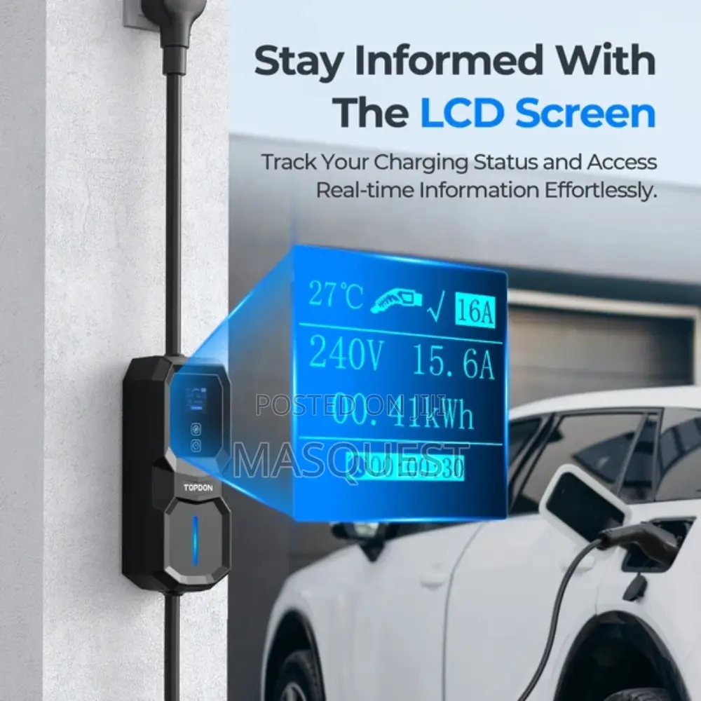 TOPDON PulseQ AC Portable EV Charger