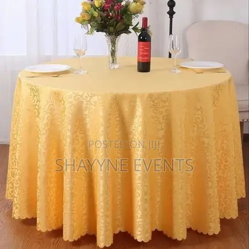 Banquet Table Cover Available for Rent
