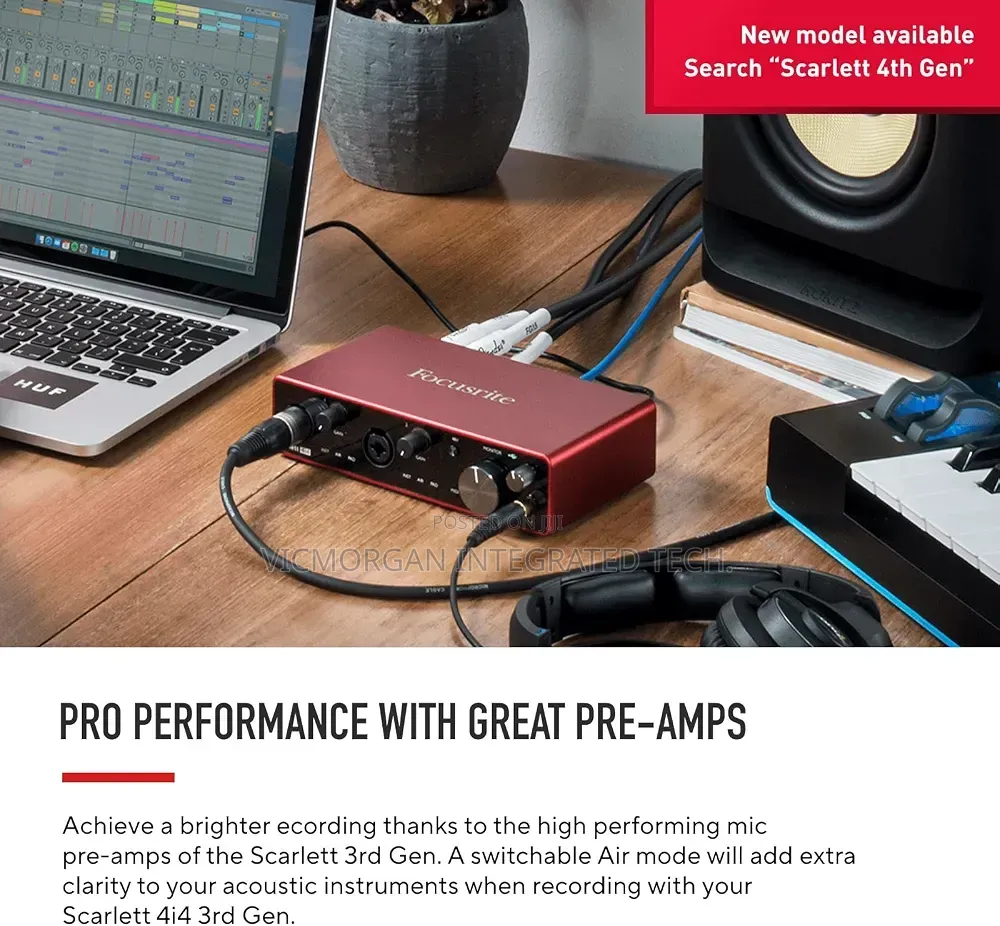 Focusrite Scarlett 4i4 3rd Gen USB