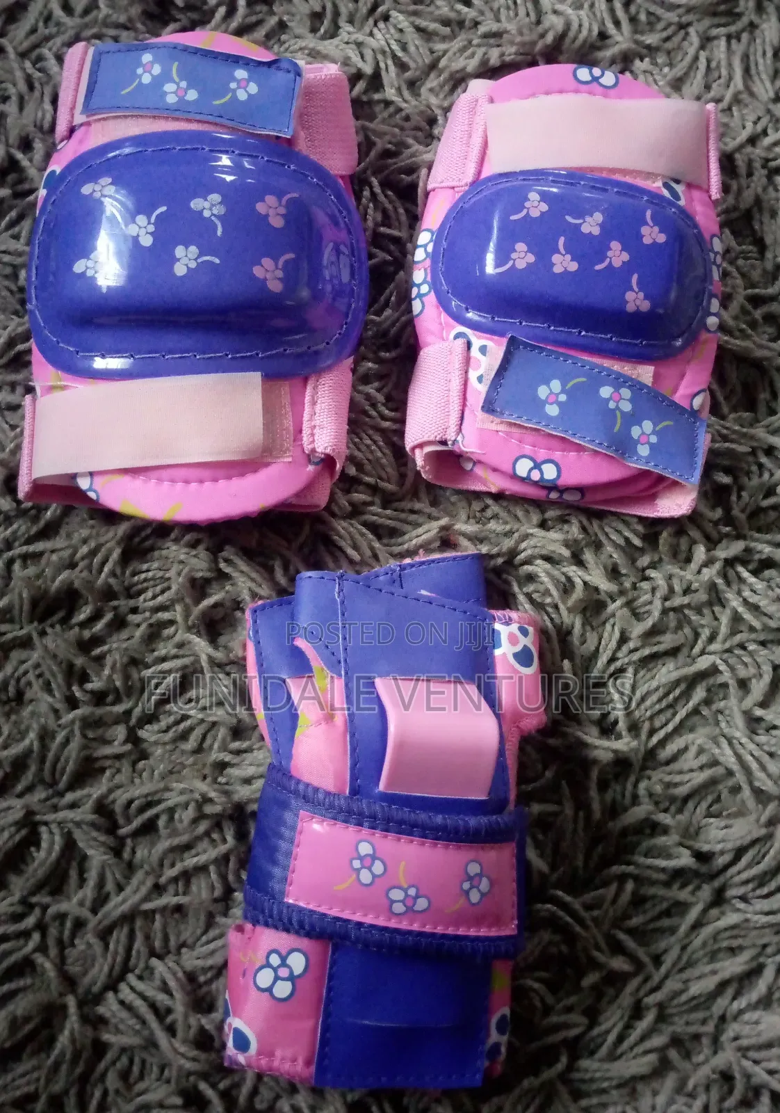Girls 3 Pack Protective Gear