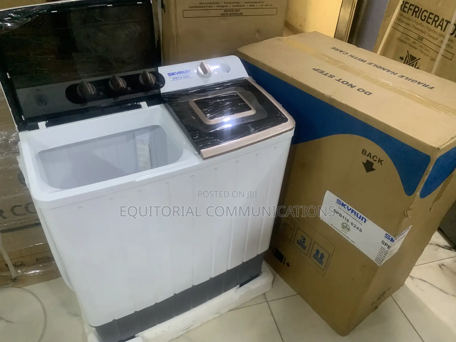 SKYRUN 11KG Twin Tub Washer for Clothes and Bedding