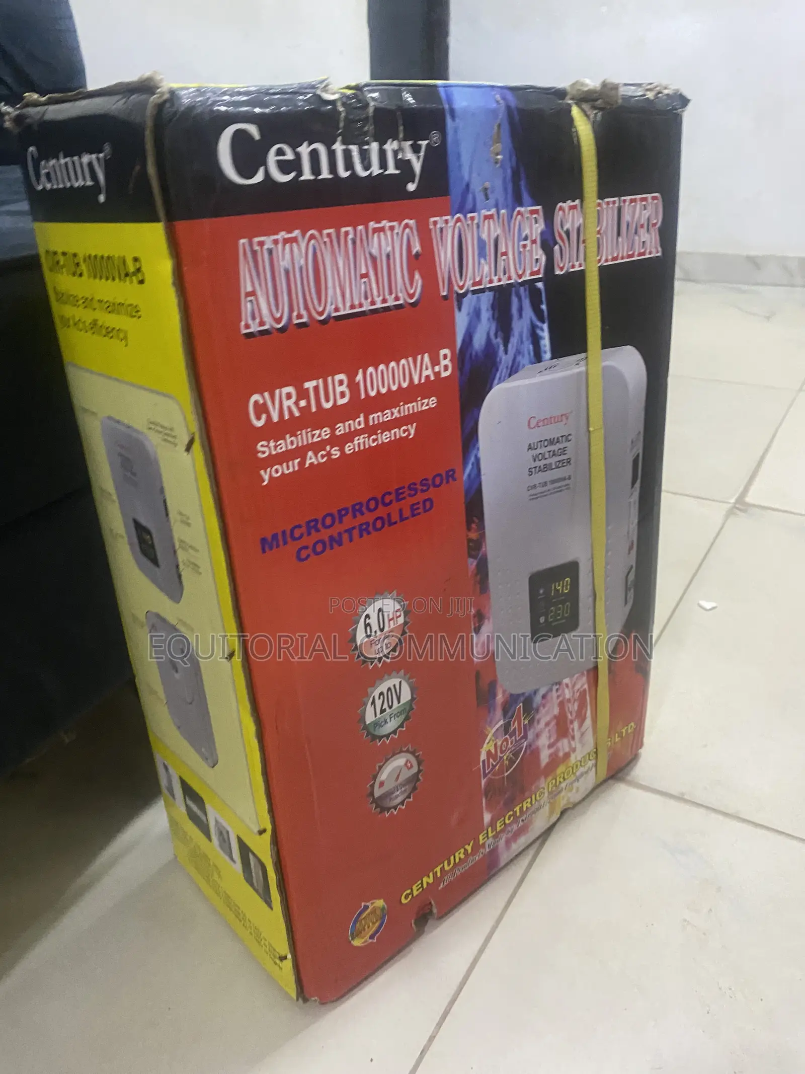 Automatic Power Stabilizer CVR-TUB 10KVA 120V