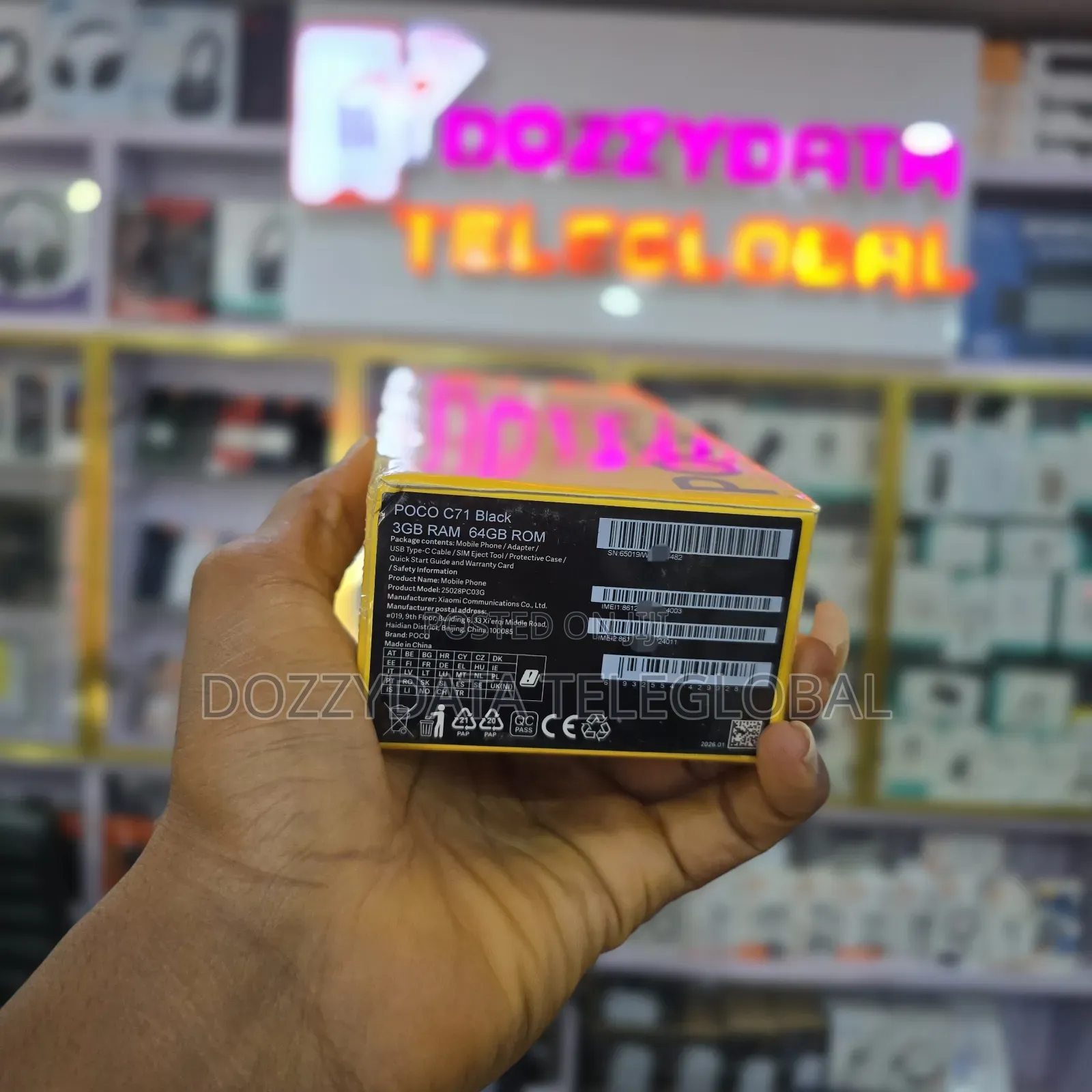New Xiaomi Poco C71 64 GB Black