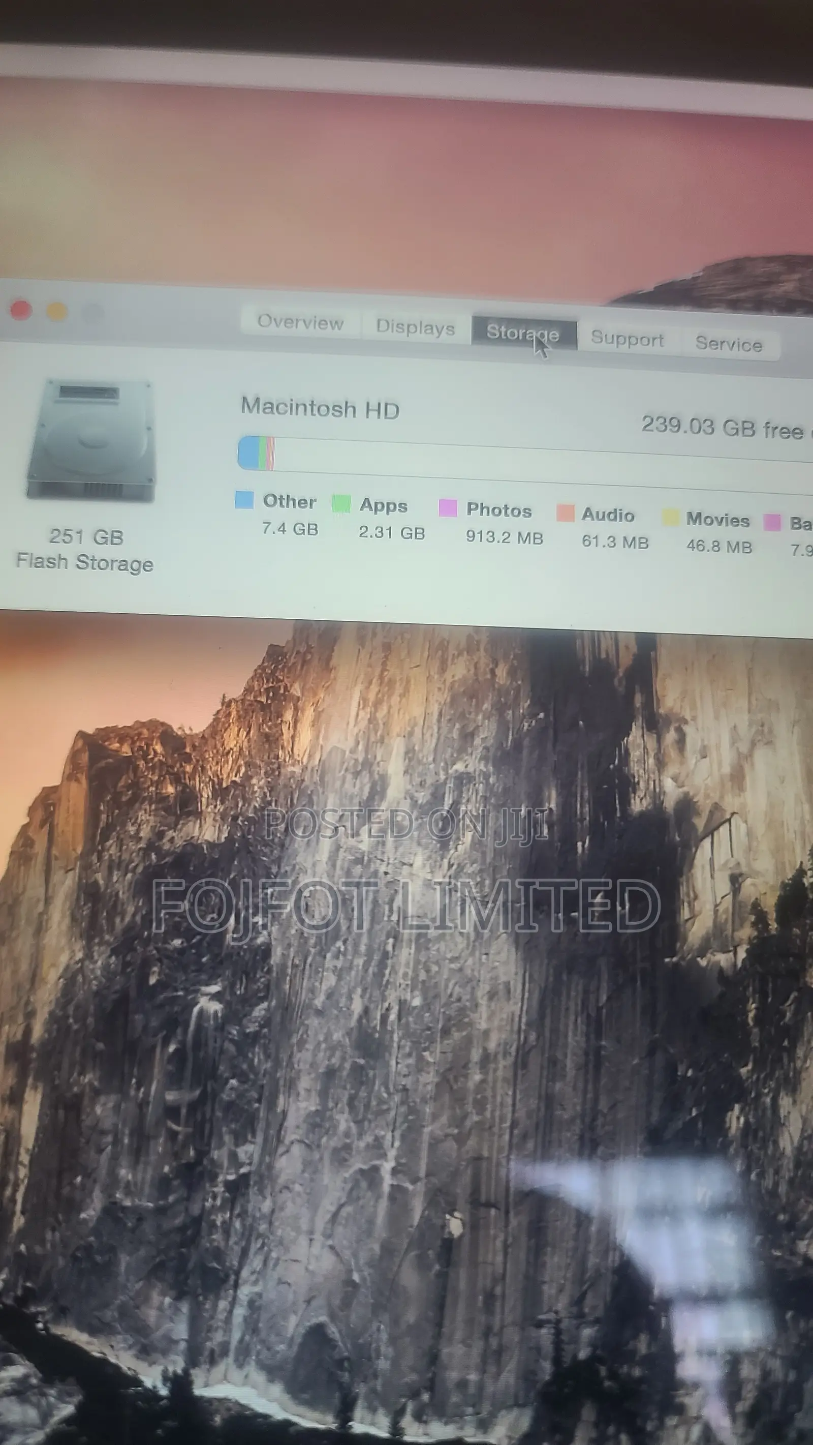 Laptop Apple MacBook Pro 2013 16GB Intel Core i7 SSD 256GB