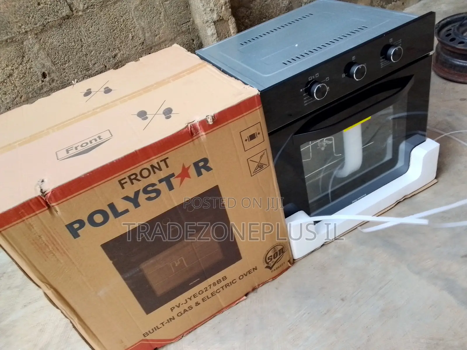 Polystar JYEG278BB Gas Electric Kitchen Built in Oven