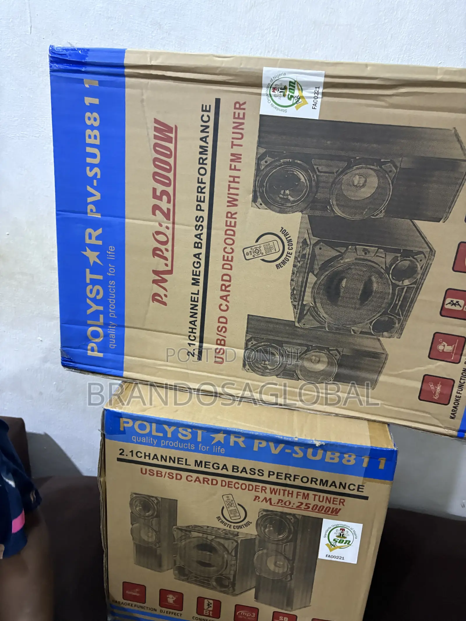 Polystar PV-SUB811 Karaoke Sound System