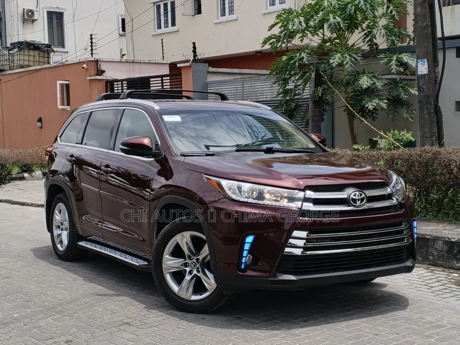 Toyota Highlander Limited 4x4 V6 (3.5L 6cyl 8A) 2017 Red